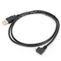 Miniatyrbild 4 av 5: C0402 1M Vinkel Micro USB till USB Anslutningskabel för Dataöverföring Laddning