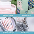Miniatyrbillede 4 af 5: Opbevaringsposer til menstruation - Første menstruationstaske til kvinder og teenagepiger