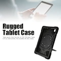 Miniatyrbild 4 av 5: Tablet Stöttåligt Fodral Tablet Skyddande Skal med Handrem Stativ Axelrem för Tab A7 Lite 8.4in för T220 T225