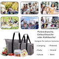 Miniatyrbillede 4 af 5: Sammenklappelig køletaske, indkøbspose, picnictaske, termopose