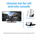 Pikkukuva 1 / 5: Langallinen vastaanotin Wii:lle - Korvaava langallinen infrapunasensori Wii:lle, Wii U:lle, Motion Plus -konsolille