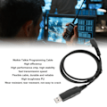 Miniatyrbild 6 av 8: 1M USB-programmeringskabel Flexibel stabil anslutning Walkie Talkie frekvensskrivningslinje för Kenwood
