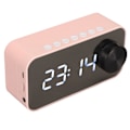 Miniatyrbillede 2 af 5: Trådløs Bluetooth-højttaler Multifunktion Støjreducerende Temperaturvisning Stemmeudsendelse FM-radio Spejl Vækkeur