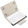 Miniatyrbild 1 av 5: 7'' surfplatta bärbar dator universell PU skyddande fodral lock   Bluetooth tangentbord för Android IOsWIN