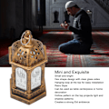 Miniatyrbillede 7 af 8: Mini Ramadan Lygte Retro Marokkansk Stil Dekorativ LED Eid Mubarak Lygte til Hjem Have Bryllup Festival 6stk Bronze Guld