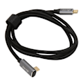 Miniatyrbild 8 av 8: USB C till 90 Grader USB C Kabel 100W USB3.1 Gen2 10Gbps 4K 60Hz Höger Vinkel Typ C till Typ C Datakabel för Steam Deck 200cm / 78.7in