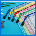 Miniatyrbild 4 av 5: Färgkodad Organizer, Slitstarka PVC-materialfickor för enkel förvaringslösning, Mesh-blixtlåspåsar, A4-blixtlåspåsar för kontorsmaterial