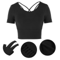 Miniatyrbilde 4 av 5: Kvinners sommerlige, sexy sports singlet for yoga, fitness, trening og sportstilbehør