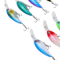 Miniatyrbillede 4 af 8: 10 stk. kunstig crankbait 3D fiskeagn fiskeritilbehør til bas gedder ferskvand