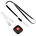 Miniatyrbillede 1 af 5: Mini GPS Tracker Locator Børn Personlig SOS Alarm APP Tracking (Sort)