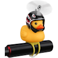 Miniatyrbild 1 av 5: NEKRASH Ente cykelklocka, gummianka cykeltillbehör med LED-