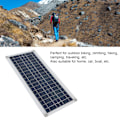 Miniatyrbild 8 av 8: Solcellsladdare, 12V Batteriladdare med Vattentät Solpanel för Pålitlig Strömförsörjning Under Utomhusäventyr