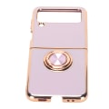 Miniatyrbild 5 av 5: Smartphone skyddande fodral bil magnetisk telefonfodral med 360 graders rotation finger loop stativ för Z Flip 3