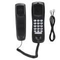 Miniatyrbilde 1 av 5: KX T628 Svart for engelsk kablet skrivebordsveggtelefon fasttelefon for hjemmekontor