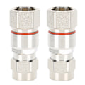 Miniatyrbillede 1 af 3: 2 stk. N-han stik RF koaksialadapter N-type stik kabelantenneadapter til 1/2'' radio