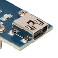 Miniatyrbild 3 av 5: USB till UART TTL-modul USB Mini AB-kontakt 3 strömförsörjningslägen 3 LED USB UART seriell adaptermodul för Win XP 7 8 10 11