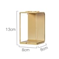 Miniatyrbild 5 av 5: Liten gul docka display case transparent stapelbar klar display box leksak förvaringsställ för mini figurer samlarobjekt