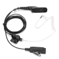 Miniatyrbilde 3 av 5: Air Guide Øretelefon Rektangulær Klips Transparent Lydrør Headset for APX2000 APX7000 APX6000