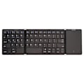Miniatyrbild 2 av 5: 3 Folds Trådlöst Tangentbord med Touchpad Fällbart Tangentbord för Tablet PC Smartphone Inbyggt Batteri B089T