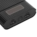 Miniatyrbild 3 av 8: M09B 4x18650 Batterilagringsbox Micro Typ C Ingångsport Bärbar DIY Power Bank KitSvart
