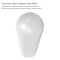 Pikkukuva 6 / 8: Joystick-pallopää M6 American Style Oval Game Rocker -kahva, valkoinen