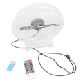 Miniatyrbillede 2 af 5: 3D Hologram Fan WiFi Projektor Nøgen Øje 3D Display 1080x160 80stk LED Perler 3D Hologram Projektor Reklame Display