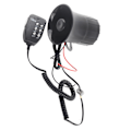 Miniatyrbilde 4 av 5: 50W 120dB Bil Høylyd Horn 6 Lyder Nødalarm Sirene Universell for 12V Auto Bil Brannslukking
