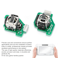 Miniatyrbilde 3 av 5: 3D Venstre Høyre Joystick Rocker Reparasjons Analog Gamepad Utskiftningsmodul Deler for wiiu