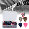Miniatyrbillede 1 af 8: 100 stk. guitarplektre - universelle musikinstrumentdele - tilbehør - farverige - 0,71 mm