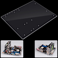 Miniatyrbild 3 av 5: Öppen ram Genomskinlig Akryl Overlock Datorfodral DIY Basstativ För ATX Moderkort