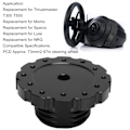 Miniatyrbillede 6 af 8: Styrehjul Adapter Sort Præcis Udskiftning Til Thrustmaster T300 T500 PCD 73mm Styrehjul