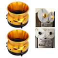 Miniatyrbillede 1 af 8: 1 Par 10 Tommer Åbner Universal Poleret Aluminium NAB Hub Adaptere til Studer ReVox til Akai til Teac