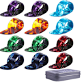 Miniatyrbilde 1 av 5: ULTNICE 15 stk Finger Raise Thumb Pick Set Plectrums med 15 Grid Case Oppbevaringsboks