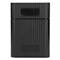 Miniatyrbild 2 av 8: M09B 4x18650 Batterilagringsbox Micro Typ C Ingångsport Bärbar DIY Power Bank KitSvart