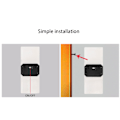 Miniatyrbild 8 av 8: Sofistikerade solcellsvägglampor, 2-pack IP65 vattentäta utomhusarmaturer, solcellsdrivna justerbara färgtemperaturlampor för uteplats garage dekor