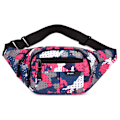 Miniatyrbild 1 av 5: Fanny Pack Fickor Midjeväska Justerbart Bälte för Män och Kvinnor Löpning, Cykling och Fiske