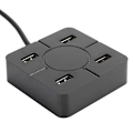 Miniatyrbild 2 av 5: Hubb USB3.0 Splitter 4-i-1 Dockingstation 4-Port Flerfunktionell Laptop Tillbehör för Expansion