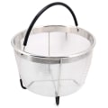 Miniatyrbillede 4 af 5: Dampindsindsats i rustfrit stål til Instant Pot, med silikone