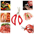 Miniatyrbillede 4 af 5: 6 PAK Seafood Saks Fisk Krabbe Hummer Rejer Krebs