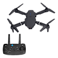 Miniatyrbilde 6 av 8: E88 4-akset luftfotografering quadcopter HD dobbeltkamera høy oppløsning flipping sammenleggbar RC-drone svart