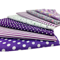 Miniatyrbilde 4 av 5: 7 stk 25 x 25 cm bomullsblanding tekstil håndverk stoffpakke Fat Quarter Patchwork forhåndskutte dynelapper for DIY sying Scrapbooking prikk blomstermønster