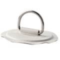 Miniatyrbilde 5 av 8: 2 stk oppblåsbare båtkajakk DRing Pad Patch PVC Marine rustfritt stål fast spenne (grå)