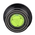 Miniatyrbillede 1 af 5: 50/ 60Hz Boblevands Hastighedsdetektering Pladespiller LP Vinyl Plade Stabilisator Klemme Sort