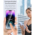 Miniatyrbild 2 av 7: Sekretess Skärmskydd för iPhone 14 Pro Max, Skalvänligt Dubbelförstärkt Härdat Glas med Cool Färgelektroplätering och Anti-Peep Skärning