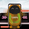 Miniatyrbild 2 av 5: Smart bil trådlös laddare telefonhållare automatisk avkänning mobiltelefon billaddare hållare Qi 10W snabbladdning
