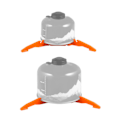 Miniatyrbild 7 av 8: Bränslestabilisator för camping, mångsidigt hopfällbart utomhusköksstativ för gasbehållare, universell passform för de flesta flaskor, kompakt och hållbar