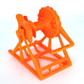 Miniatyrbillede 5 af 5: 3D-printerdele forbrugsmateriale trådstativ PLA ABS forbrugsmateriale materiale til Prusa i3