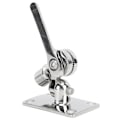 Miniatyrbillede 2 af 5: Marine Grade VHF Antenne Base Mount 93 X 64mm Rustfrit Stål Justerbar Mount Base Bracket Til Båd Yacht