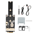 Miniatyrbillede 1 af 5: Adapterkort Mini PCIE til NGFF(M.2) Key M Netværkskonverter til Win10/8/7/2000/Linux