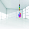Miniatyrbilde 3 av 4: Ny design prisme, krystallfarget lysprisme, lysekrone, cr